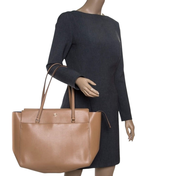 Tory Burch Parker Tote Tan - Picture 3 of 8